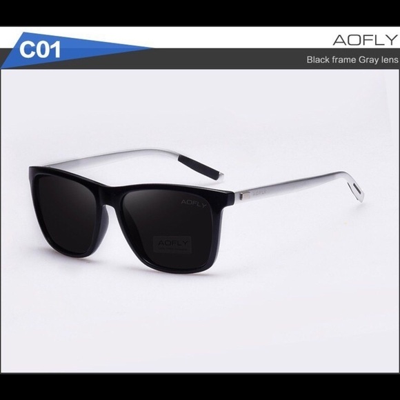 AOFLY Authentic Men's Square Sunglasses - Picture 2 of 8
